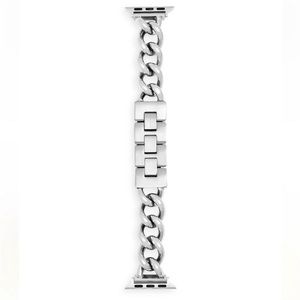 Rebecca Minkoff Silver Link Apple Watch Band